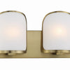 Minka Lavery Bishop Crossing Bath Two Light Bath in Soft Brass