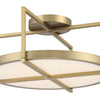 Minka Lavery Boada LED Semi Flush Mount in Soft Brass