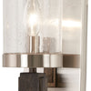 Minka Lavery Bridlewood One Light Bath in Stone Grey with Brushed Nickell