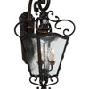 Minka Lavery Brixton Ivy Three Light Outdoor Lantern in Terraza Village Aged Patina with