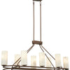 Minka Lavery Buchanan Eight Light Island Pendant in Hellenic Bronze