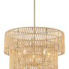Minka Lavery Bungalow Heaven Five Light Pendant in Soft Brass