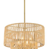 Minka Lavery Bungalow Heaven Four Light Pendant in Soft Brass