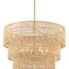 Minka Lavery Bungalow Heaven Six Light Pendant in Soft Brass