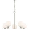 Minka Lavery Camrin Five Light Chandelier in Brushed Nickel