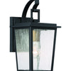 Minka Lavery Cantebury One Light Wall Mount in Coal with Gold