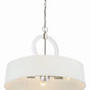 Minka Lavery Cape Coral Four Light Pendant in Polished Nickel