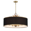Minka Lavery Caprio Six Light Pendant in Natural Brushed Brass
