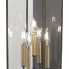 Minka Lavery Casway Five Light Pocket Lantern in Oil Rubbed Bronze with Gold Highlights