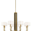 Minka Lavery Chelsea Eight Light Chandelier in Soft Brass