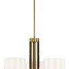 Minka Lavery Chelsea Three Light Chandelier in Soft Brass