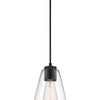 Minka Lavery Clarity One Light Pendant in Coal