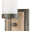 Minka Lavery Compositions One Light Wall Sconce in Aged Patina Iron