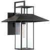 Minka Lavery Danforth Park One Light Outdoor Wall Mount in Oil Rubbed Bronze with Gold Highlights
