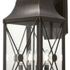 Minka Lavery De Luz Four Light Outdoor Wall Mount in Oil Rubbed Bronze with Gold Highlights