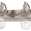 Minka Lavery Downtown Edison Four Light Bath in Brushed Nickel