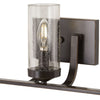 Minka Lavery Elyton Three Light Bath in Downton Bronze with Gold Highlights