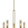 Minka Lavery Emmerham Five Light Chandelier in Soft Brass