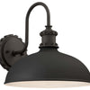 Minka Lavery Escudilla One Light Outdoor Wall Mount in Coal