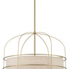 Minka Lavery Gateway Park Six Light Pendant in Soft Brass