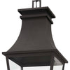 Minka Lavery Gloucester Four Light Outdoor Chain Hung in Sand Coal