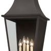Minka Lavery Gloucester Four Light Outdoor Wall Mount in Sand Coal