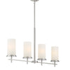 Minka Lavery Haisley Four Light Island Pendant in Brushed Nickel
