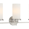 Minka Lavery Haisley Three Light Bath Bar in Brushed Nickel
