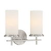 Minka Lavery Haisley Two Light Bath Bar in Brushed Nickel