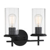 Minka Lavery Haisley Two Light Bath Bar in Coal