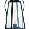 Minka Lavery Halder Bridge One Light Outdoor Post Mount in Coal