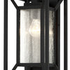 Minka Lavery Harbor View One Light Outdoor Wall Mount in Coal