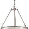 Minka Lavery Harbour Point Three Light Pendant in Brushed Nickel
