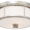 Minka Lavery Harbour Point Two Light Flush Mount in Polished Nickel