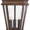 Minka Lavery Harrison Three Light Post Mount in Vintage Rust