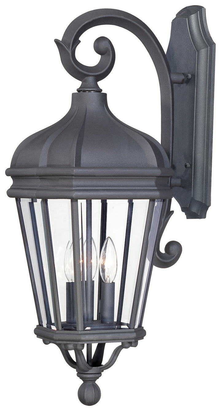 Minka Lavery Harrison Three Light Wall Mount in Coal