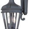 Minka Lavery Harrison Two Light Wall Mount in Coal