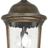 Minka Lavery Havenwood Three Light Outdoor Chain Hung in Tauira Bronze And Alder Silver