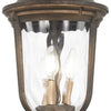 Minka Lavery Havenwood Three Light Outdoor Post Mount in Tauira Bronze And Alder Silver