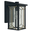 Minka Lavery Hillside Manor One Light Outdoor Wall Mount in Sand Coal And Mystic Gold
