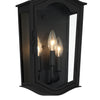 Minka Lavery Houghton Hall Three Light Outdoor Wall Mount in Sand Coal