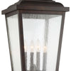 Minka Lavery Irvington Manor Four Light Post Mount in Chelesa Bronze