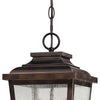 Minka Lavery Irvington Manor Three Light Outdoor Chain Hung in Chelesa Bronze