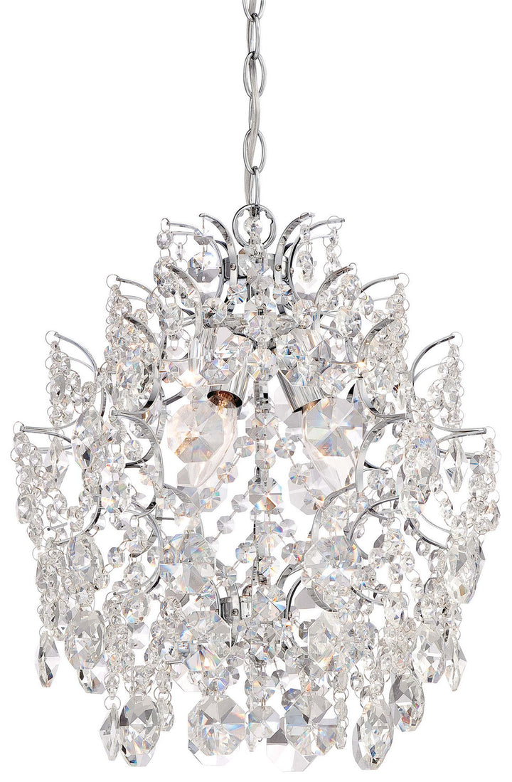 Minka Lavery Isabellas Crown Three Light Mini Chandelier in Chrome