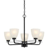 Minka Lavery Kaitlen Five Light Chandelier in Coal