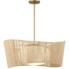 Minka Lavery Key Largo One Light Pendant in Soft Brass