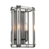 Minka Lavery Langen Square Two Light Wall Mount in Antique Nickel (Painted)