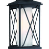 Minka Lavery Lansdale One Light Outdoor Post Mount in Coal