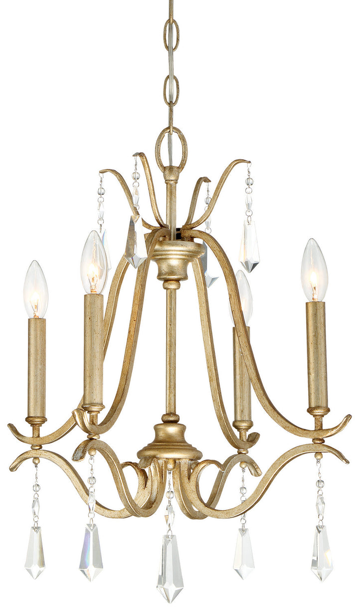 Minka Lavery Laurel Estate Four Light Chandelier in Brio Gold