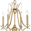 Minka Lavery Laurel Estate Four Light Chandelier in Brio Gold
